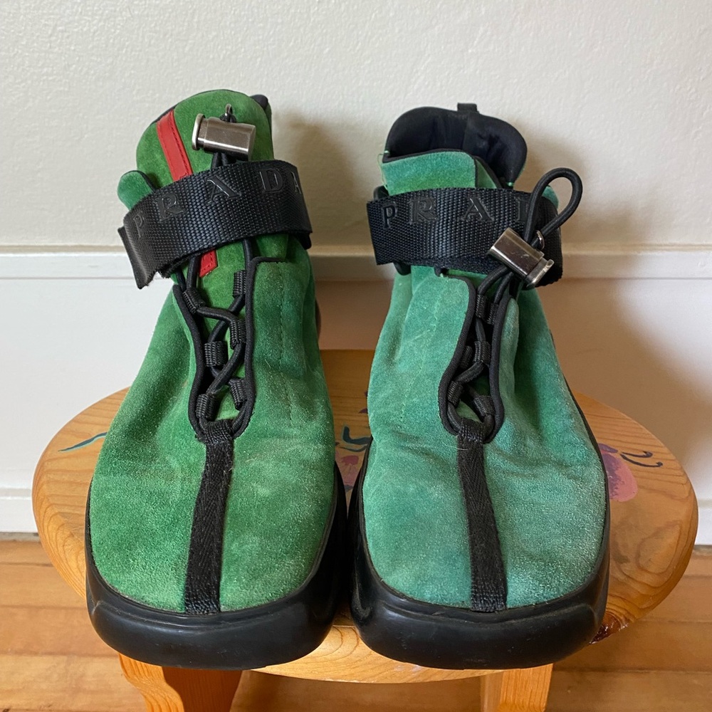 Rare F/W 1999 Prada Linea Rosa ankle boot sneakers